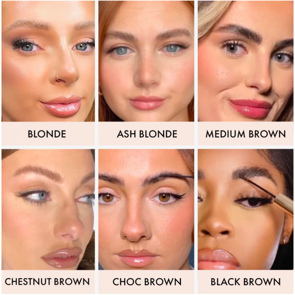 ICONIC London Tint & Texture Brow Perfection Gel (Chestnut Brown) NIB - Picture 3 of 4